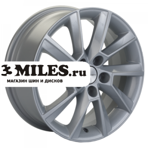 Диск 6x15 5x100 ET40 D57.1 Khomen Wheels KHW1507 (Polo) Silver-FP