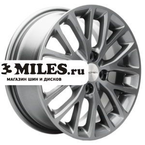 Диск 6x15 5x100 ET38 D57.1 Khomen Wheels KHW1507 (Rapid/Fabia) Gray-FP