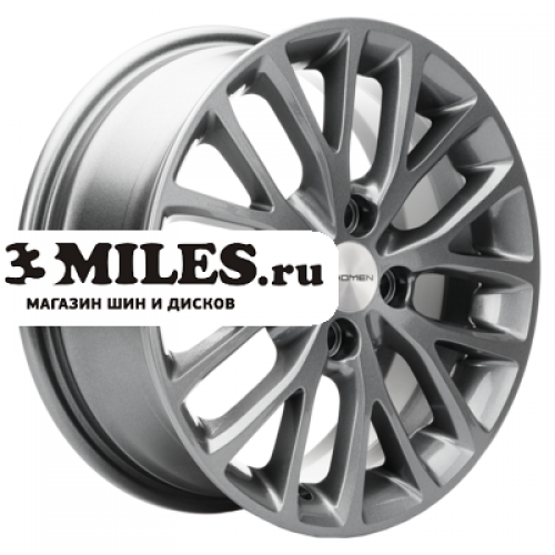 Диск 6x15 5x100 ET38 D57.1 Khomen Wheels KHW1507 (Rapid/Fabia) Gray-FP