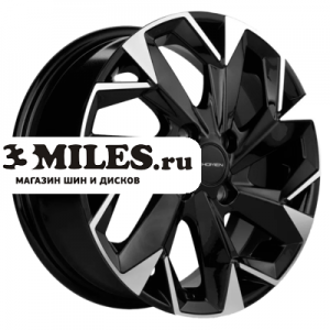 Диск 6x15 4x98 ET35 D60.1 Khomen Wheels KHW1508 (Lada Granta) Black-FP
