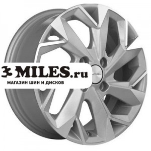 Диск 6x15 4x98 ET35 D58.6 Khomen Wheels KHW1508 (Lada Granta) F-Silver-FP