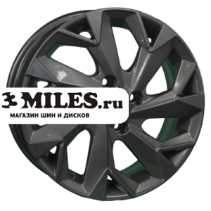 Диск 6x15 4x98 ET35 D58.6 Khomen Wheels KHW1508 (Lada Granta) Gray