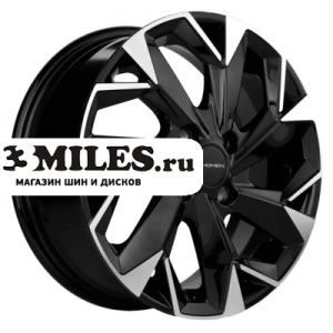 Диск 6x15 4x100 ET46 D54.1 Khomen Wheels KHW1508 (Rio) Black-FP