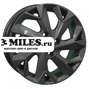 Диск 6x15 4x100 ET46 D54.1 Khomen Wheels KHW1508 (Rio) Gray