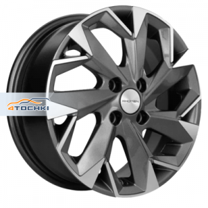 Диск 6x15 4x100 ET46 D54.1 Khomen Wheels KHW1508 (Rio) Gray-FP