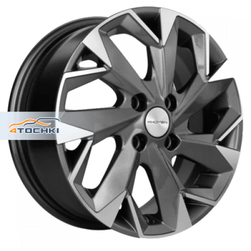 Диск 6x15 4x100 ET46 D54.1 Khomen Wheels KHW1508 (Rio) Gray-FP