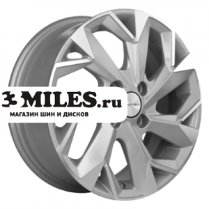 Диск 6x15 4x100 ET50 D60.1 Khomen Wheels KHW1508 (Vesta) F-Silver-FP