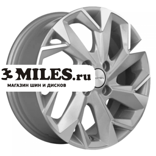 Диск 6x15 4x100 ET50 D60.1 Khomen Wheels KHW1508 (Vesta) F-Silver-FP