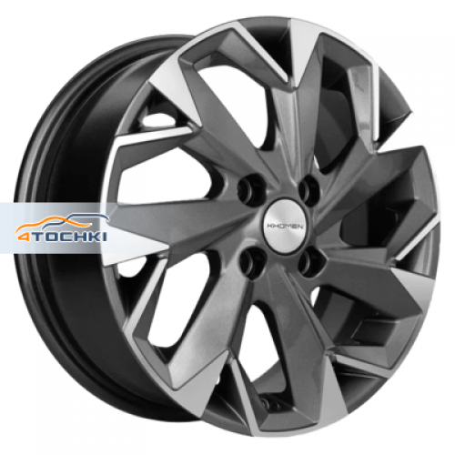Диск 6x15 4x100 ET50 D60.1 Khomen Wheels KHW1508 (Vesta) Gray-FP