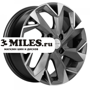 Диск 6x15 4x100 ET40 D60.1 Khomen Wheels KHW1508 (XRay) Gray-FP