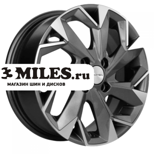Диск 6x15 4x100 ET40 D60.1 Khomen Wheels KHW1508 (XRay) Gray-FP