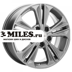 Диск 6x16 5x114.3 ET47 D67.1 Khomen Wheels KHW1603 (Soul) G-Silver