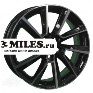Диск 6x16 5x105 ET39 D56.6 Khomen Wheels KHW1604 (Aveo) Black-FP
