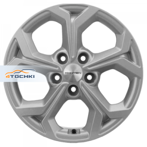Диск 6.5x16 5x114.3 ET45 D60.1 Khomen Wheels KHW1606 (Corolla) F-Silver