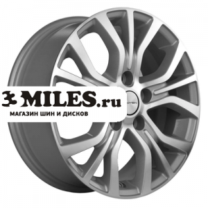 Диск 6.5x16 5x120 ET38 D65.1 Khomen Wheels KHW1608 (Multivan) F-Silver-FP