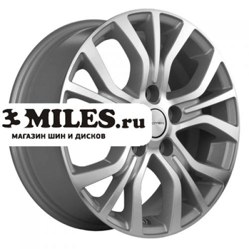Диск 6.5x16 5x120 ET38 D65.1 Khomen Wheels KHW1608 (Multivan) F-Silver-FP