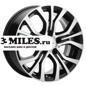 Диск 6.5x16 5x110 ET43 D65.1 Khomen Wheels KHW1608 (Opel Zafira) Black-FP