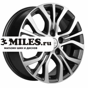 Диск 6.5x16 5x108 ET43 D65.1 Khomen Wheels KHW1608 (Opel Zafira) Gray-FP