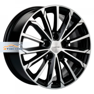 Диск 6.5x16 5x114.3 ET46 D67.1 Khomen Wheels KHW1611 (ASX) Black-FP