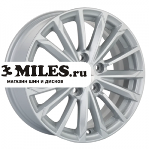 Диск 6.5x16 5x114.3 ET45 D60.1 Khomen Wheels KHW1611 (Corolla) F-Silver