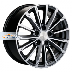 Диск 6.5x16 5x114.3 ET45 D60.1 Khomen Wheels KHW1611 (Corolla) Gray-FP