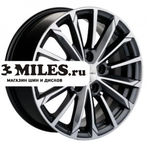Диск 6.5x16 5x110 ET45 D67.1 Khomen Wheels KHW1611 (DFM 580) Gray-FP