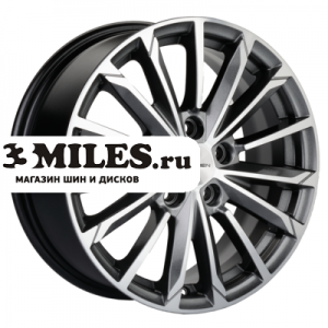 Диск 6.5x16 5x114.3 ET45 D67.1 Khomen Wheels KHW1611 (Mazda 3) G-Silver-FP