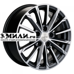 Диск 6.5x16 5x114.3 ET45 D67.1 Khomen Wheels KHW1611 (Mazda 3) Gray-FP