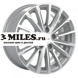 Диск 6.5x16 5x112 ET46 D57.1 Khomen Wheels KHW1611 (Octavia A7) Silver-FP