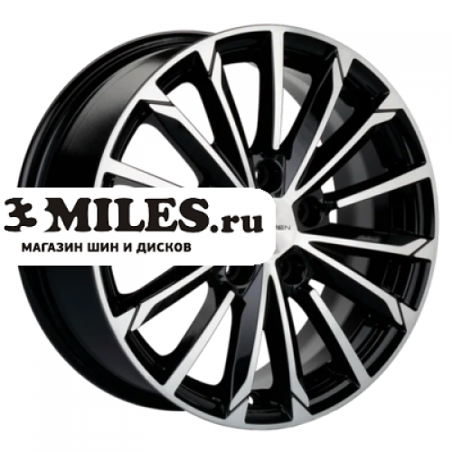 Диск 6.5x16 5x114.3 ET47.5 D67.1 Khomen Wheels KHW1611 (Optima/Soul) Black-FP