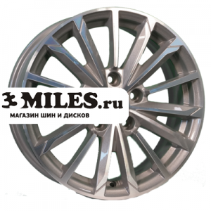 Диск 6.5x16 5x112 ET41 D57.1 Khomen Wheels KHW1611 (Passat) Silver-FP