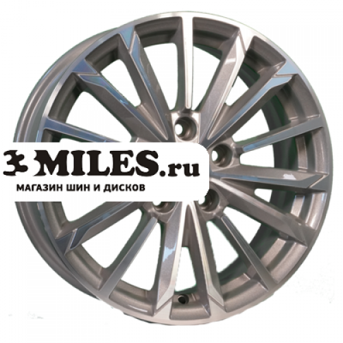 Диск 6.5x16 5x114.3 ET44 D67.1 Khomen Wheels KHW1611 (Seltos/Soul) Silver-FP