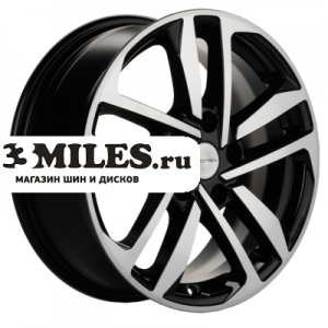 Диск 6.5x16 5x114.3 ET41 D64.1 Khomen Wheels KHW1612 (Civic) Black-FP
