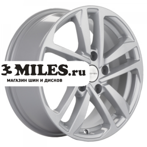 Диск 6.5x16 5x114.3 ET50 D67.1 Khomen Wheels KHW1612 (Elantra/Ceed/Cerato/i30) F-Silver