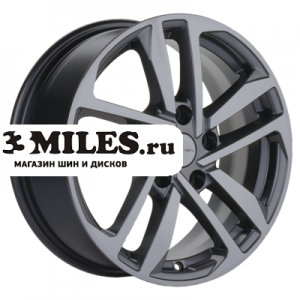 Диск 6.5x16 5x114.3 ET43 D67.1 Khomen Wheels KHW1612 (Seltos) Gray