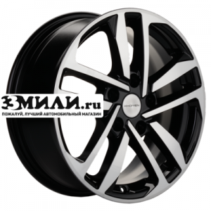 Диск 6.5x16 5x114.3 ET47 D66.1 Khomen Wheels KHW1612 (Fluence/Juke) Black-FP