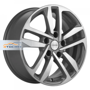 Диск 6.5x16 5x114.3 ET47 D66.1 Khomen Wheels KHW1612 (Fluence/Juke) F-Silver-FP