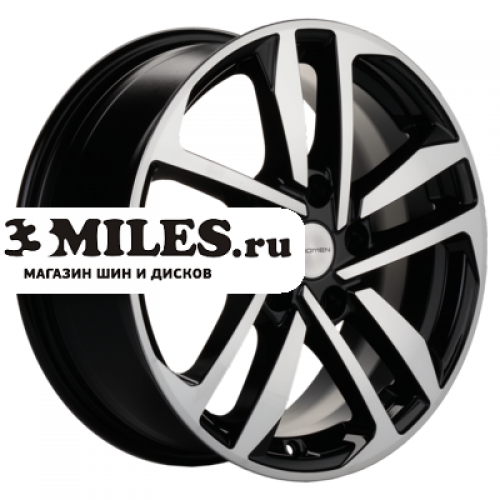 Диск 6.5x16 5x108 ET50 D63.35 Khomen Wheels KHW1612 (Focus) Black-FP