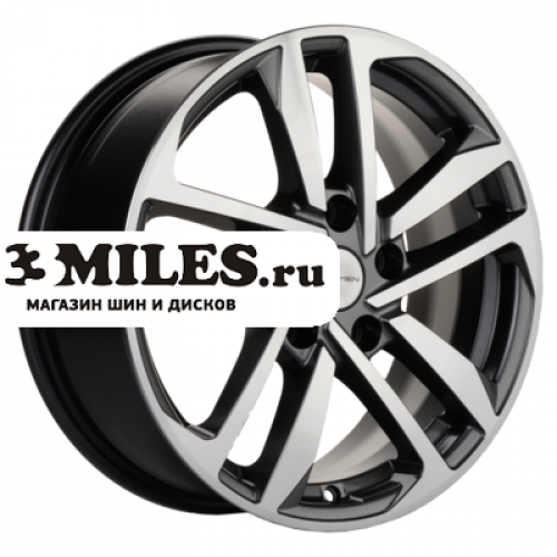 Диск 6.5x16 5x108 ET50 D63.35 Khomen Wheels KHW1612 (Focus) Gray-FP