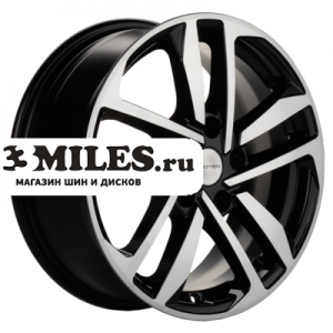 Диск 6.5x16 5x114.3 ET45 D67.1 Khomen Wheels KHW1612 (Mazda 3/ix35) Black-FP