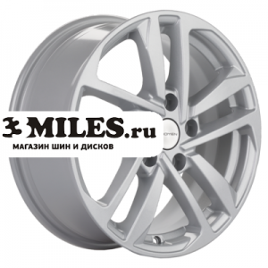 Диск 6.5x16 5x114.3 ET45 D67.1 Khomen Wheels KHW1612 (Mazda 3/ix35) F-Silver