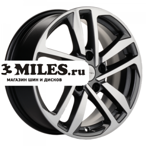 Диск 6.5x16 5x114.3 ET45 D67.1 Khomen Wheels KHW1612 (Mazda 3/ix35) Gray-FP