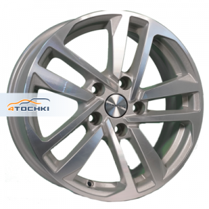 Диск 6.5x16 5x114.3 ET45 D67.1 Khomen Wheels KHW1612 (Huyndai/Mazda) F-Silver-FP