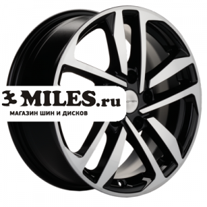 Диск 6.5x16 5x112 ET46 D57.1 Khomen Wheels KHW1612 (Octavia A7) Black-FP