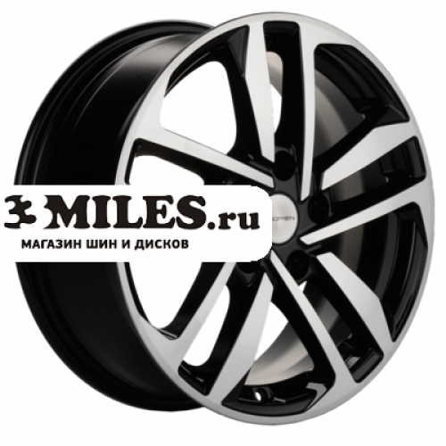 Диск 6.5x16 5x112 ET46 D57.1 Khomen Wheels KHW1612 (Octavia A7) Black-FP