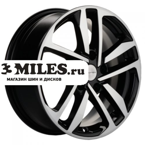 Диск 6.5x16 5x114.3 ET41 D67.1 Khomen Wheels KHW1612 (Optima/Soul) Black-FP