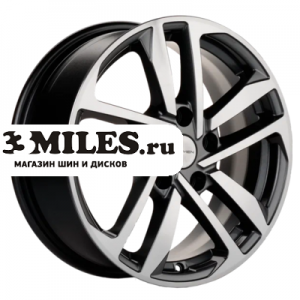 Диск 6.5x16 5x100 ET39 D57.1 Khomen Wheels KHW1612 (Polo) Gray-FP
