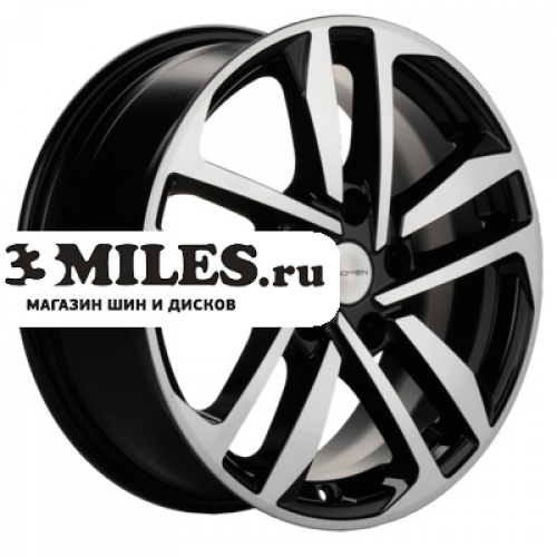 Диск 6.5x16 5x114.3 ET40 D66.1 Khomen Wheels KHW1612 (Qashqai/Tiida) Black-FP