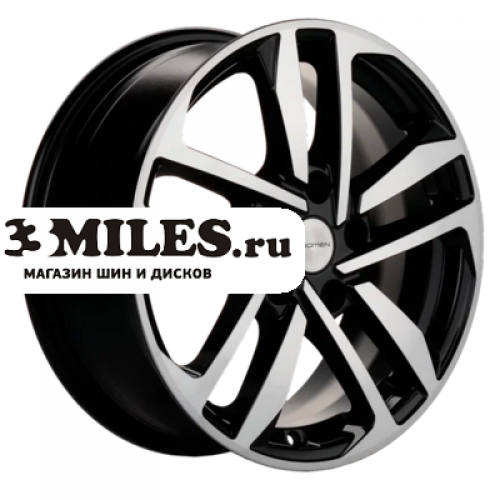 Диск 6.5x16 5x108 ET45 D60.1 Khomen Wheels KHW1612 (Tiggo 3) Black-FP