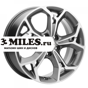 Диск 7x17 5x114.3 ET37 D66.5 Khomen Wheels KHW1702 (Haval) Gray-FP